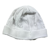 Baby Lord Solid Color Hats With White Embroidery For Newborn