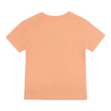 Calvin Klein T-Shirt Tinta Unita Girocollo con Stampa per Neonato IN0IN00068 PESCA CALVIN KLEIN 