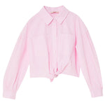 Liu Jo Camicia Manica Lunga Tinta Unita per Bambina GA3153 ROSA LIU JO 