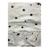Petit Indi Plain Romper With White Star Pattern For Baby Girl