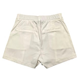 Dixie Short Solid Color With Elastic Waist White For Girls