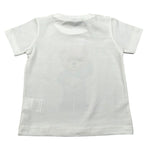 J.O. Milano T-Shirt Girocollo Tinta Unita con Stampa Orso per Neonato 576L1 BIANCO J.O. MILANO 