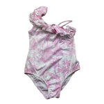 Saint Barth Costume Intero Monospalla Tinta Unita per Bambina CARIN1 BIANCO SAINT BARTH 