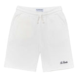 Saint Barth Bermuda Tinta Unita con Elastico In Vita per Neonato RANL001N BIANCO SAINT BARTH 
