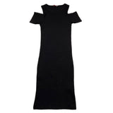 Liu Jo Abito Mezza Manica con Scollo Sulle Spalle per Bambina GA4077 NERO LIU JO 