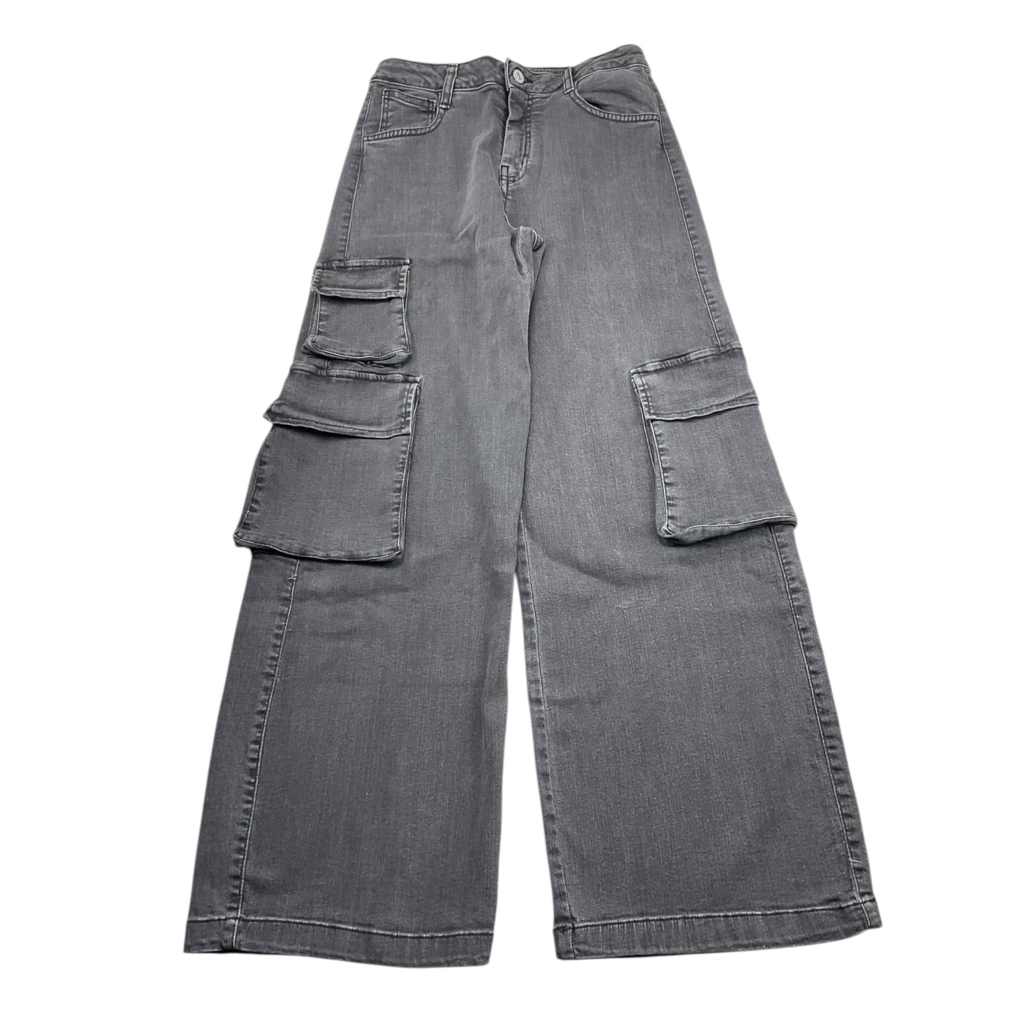 MARC ELLIS pantalone tinta unita modello palazzo Grigio per Bambina JMJDR00273 GRIGIO MARC ELLIS 