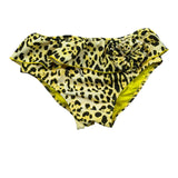 4Giveness Costume Modello Slip Tinta Unita Fantasia Maculata per Bambina FGBN3953 GIALLO 4GIVENESS 
