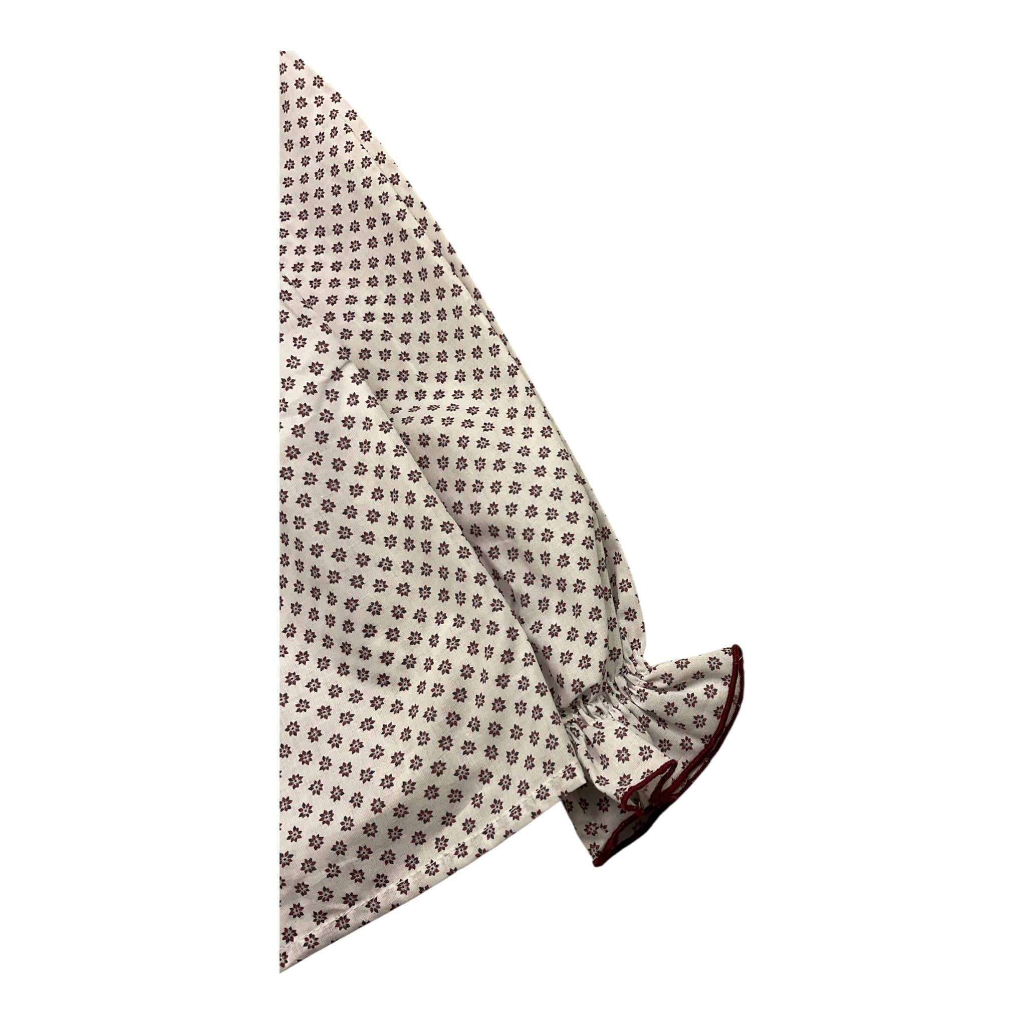 LA STUPENDERIA camicia manica lunga tinta unita fantasia floreale Bianco per Bambina TJCM44T87 BIANCO LA STUPENDERIA 