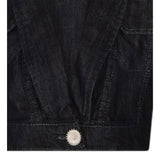 Fun & Fun Giubbino Modello Crop Tinta Unita In Denim per Bambina FNCJJK00982 BLU FUN & FUN 