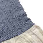 La Stupenderia Pantalone Modello A Palazzo Tinta Unita con Microfantasia per Bambina TCPN62 AZZURRO LA STUPENDERIA 