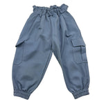 MAGIL pantalone tinta unita con elastico in vita Azzurro per Bambina GN25090 AZZURRO MAGIL 