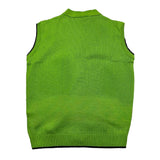 Daniele Alessandrini Solid Green Vest for Children