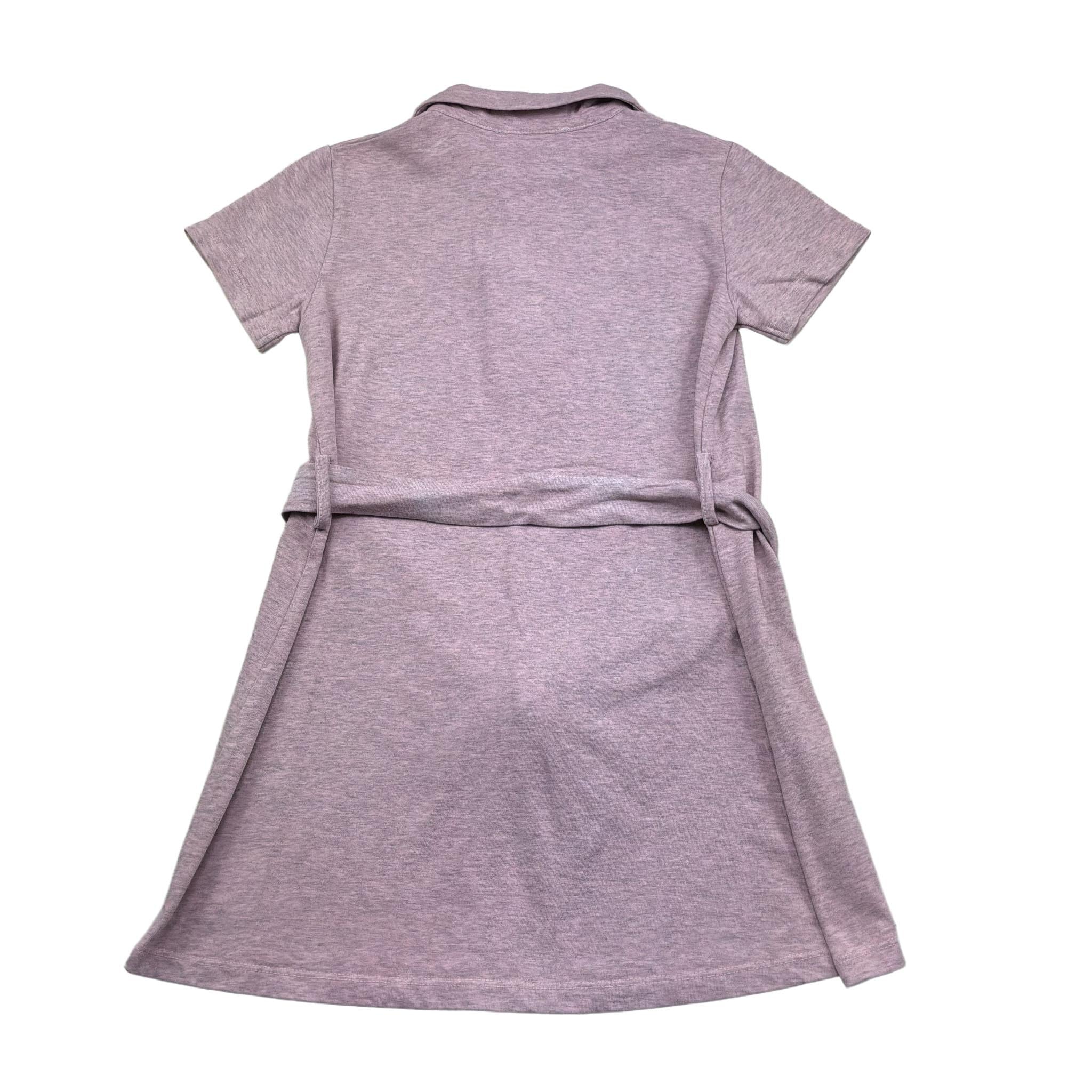 Trussardi Abito Mezza Manica Tinta Unita con Brillantini per Bambina TGP26056VE ROSA TRUSSARDI 