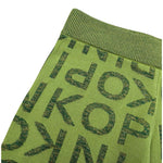 Pinko Shot In Filo Tinta Unita con Logo per Bambina KFBE004X VERDE PINKO 