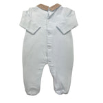 NINNAOH tutina tinta unita con stampa Azzurro per Neonato I23215T AZZURRO NINNAOH 