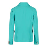 Odi Et Amo Tiffany Double Breasted Solid Color Jacket For Girls