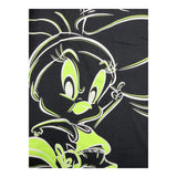 Diadora Maxi T-Shirt Solid Color Crew Neck with Print Black for Girls