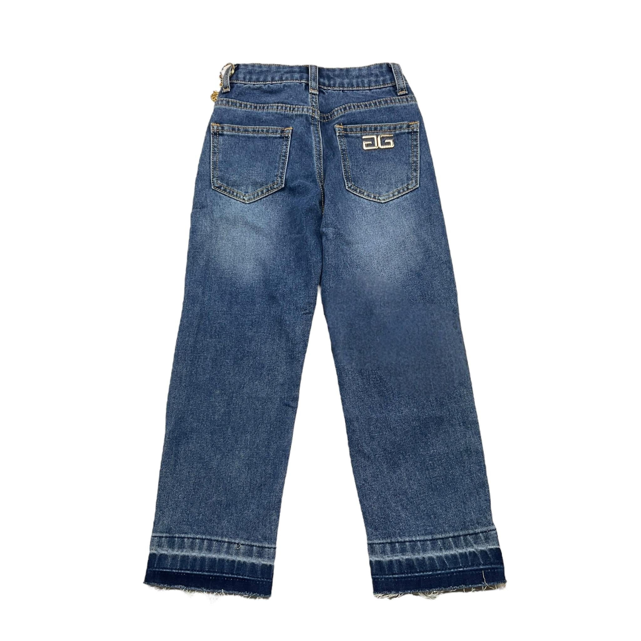GAELLE jeans tinta unita con girovita regolabile Blu per Bambina 2741PD00309XX BLU GAELLE 