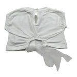 M+E' T-Shirt Girocollo Tinta Unita con Brillantini per Neonata UE1821 BIANCO M+E' 