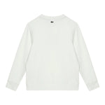 LACOSTE felpa chiusa girocollo tinta unita cn logo Panna per Bambino SJ3005 PANNA LACOSTE 