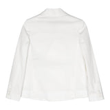 Fay Plain Jacket With Pockets White For Boys