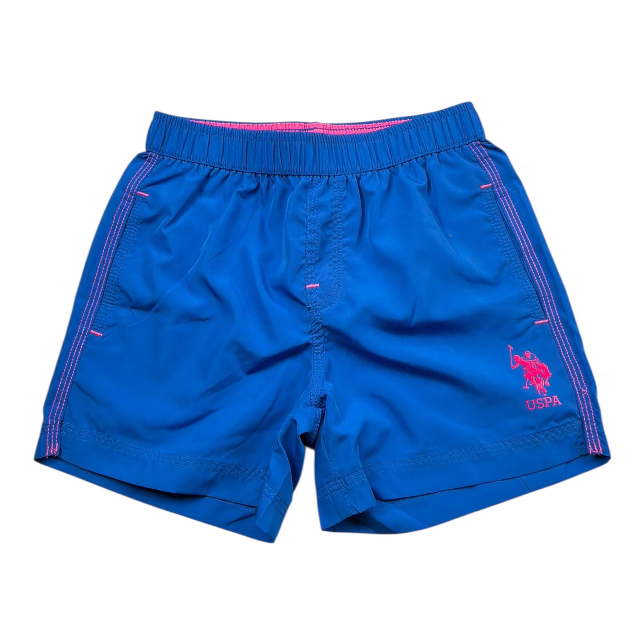 U.S. Pollo Assn Costume Modello Boxer Tinta Unita per Bambino 65479 COBALTO U.S. POLLO ASSN 