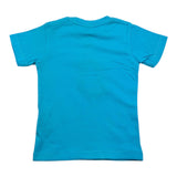 F**K Baby Boy's Solid Color Crew Neck Printed T-Shirt Light Blue