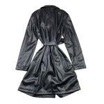 GUESS trench in similpelle tinta unita con cinturino Nero per Bambina J4YL11WE8D0 NERO GUESS 