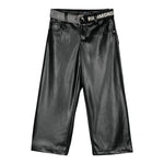 JOHN RICHMOND pantalone modello a palazzo in ecopelle con cintura Nero per Bambina RGA24021PAX NERO JOHN RICHMOND 