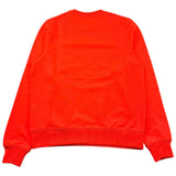 Sun68 Felpa Chiusa Girocollo Tinta Unita con Logo per Bambino F32311 ARANCIONE SUN68 