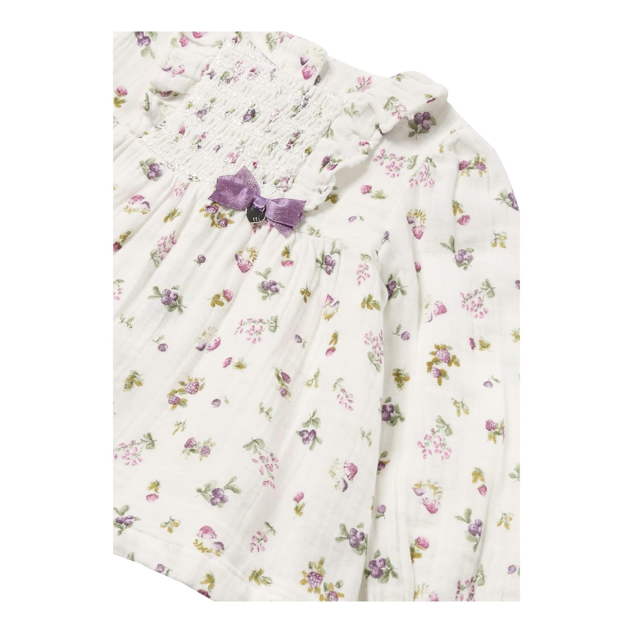 MAYORAL camicia manica lunga fantasia floreale Panna per Neonata 2195 PANNA MAYORAL 