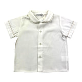 Colibri Solid Color Half Sleeve Shirt With White Collar For Baby