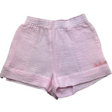 Saint Barth Short Tinta Unita con Elastico In Vita per Bambina MEAVEJR ROSA SAINT BARTH 