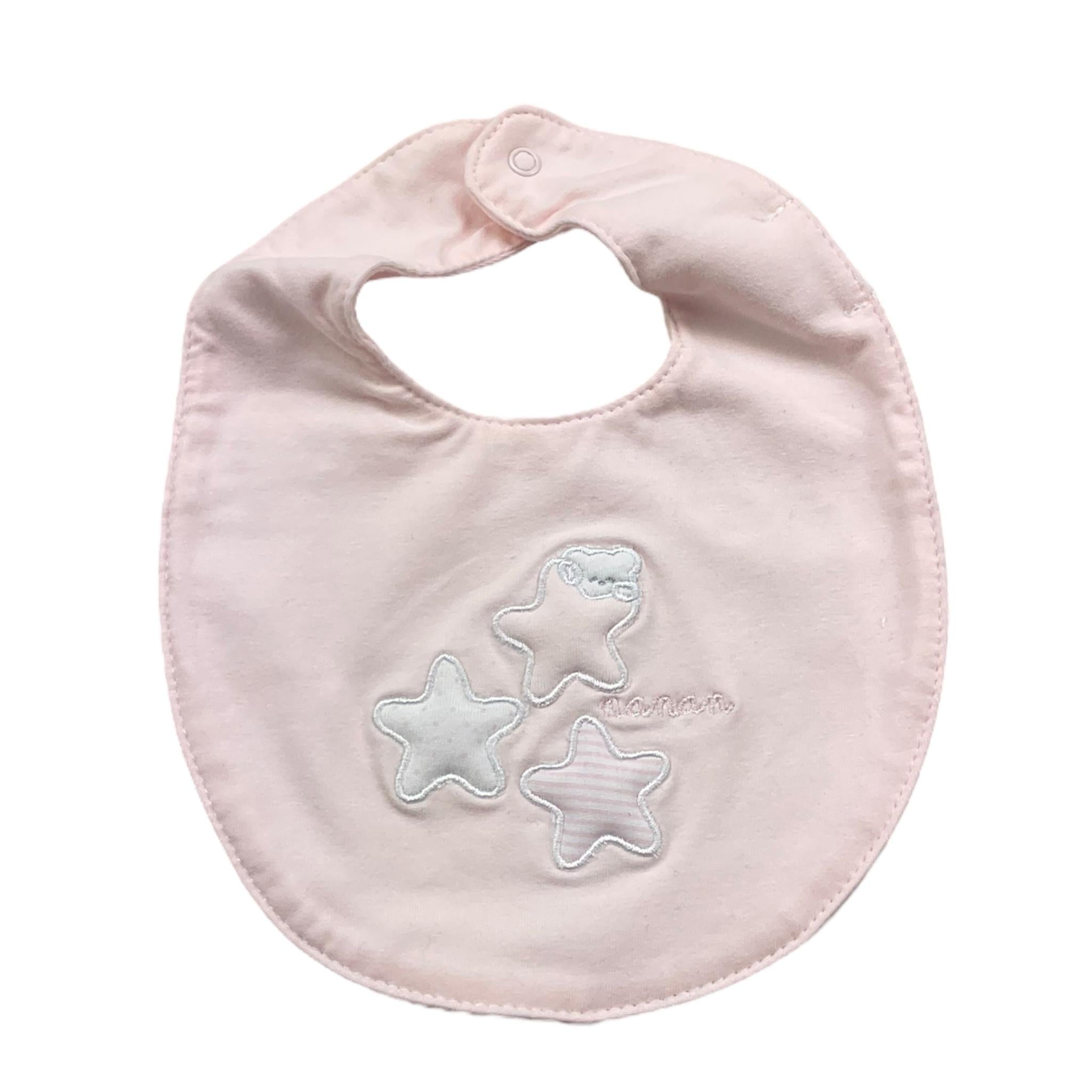 NANAN bavetta tinta unita Rosa per Neonata I21SCARET04RA ROSA NANAN 