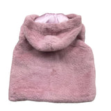 FUN & FUN pelliccia giromanica tinta unita con zip Rosa per Bambina FBWA0076 ROSA FUN & FUN 