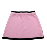 Vicolo Gonna Tinta Unita con Profilo In Contrasto per Bambina 3146W00302 ROSA VICOLO 