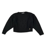 NAIDA maglia girocollo tinta unita Nero per Bambina NAMA301 NERO NAIDA 