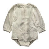 Wedoble Solid Color Shirt Bodysuit Model White For Baby Girl