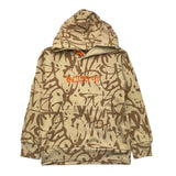 Yours Hooded Sweatshirt Solid Color Beige For Boys