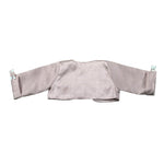 Les Petit Enfantes Abito Cerimonia Tinta Unita con Guanti con Coprispalle per Neonata ART55 BIANCO LES PETIT ENFANTES 