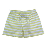 K-Way Bermuda Tinta Unita con Fantasia A Righe per Bambino K4141IW BIANCO/GIALLO K-WAY 