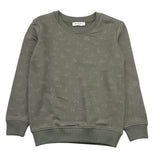 TRUSSARDI felpa chiusa girocollo tinta unita con stampa Verde per Bambino TBA25113FE VERDE TRUSSARDI 