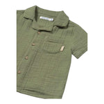 Mayoral Camicia Mezza Manica Tinta Unita per Neonato 1111 VERDE MAYORAL 