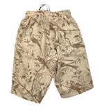 Yes London Plain Beige Patterned Bermuda Shorts For Boys