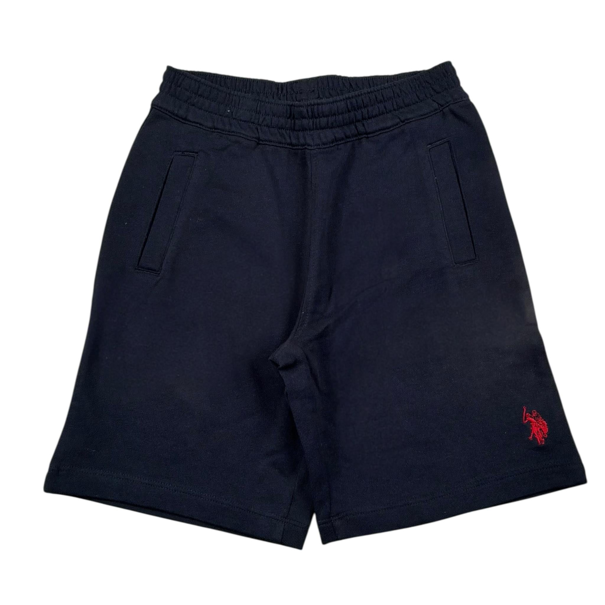 U.S. Pollo Assn Bermuda Tinta Unita In Tuta per Bambino 61366 BLU U.S. POLLO ASSN 