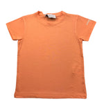 Superculture T-Shirt Girocollo Tinta Unita con Logo per Bambina EVAJ PESCA SUPERCULTURE 