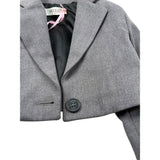 Miss Blumarine Giacca Tinta Unita per Neonata 3141J1227 GRIGIO MISS BLUMARINE 