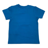 Diesel T-Shirt Crew Neck Solid Color With Blue Logo Print For Baby