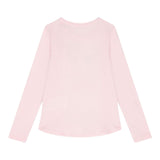 GUESS shirt girocollo tinta unita con stampa Rosa per Neonata K4YI06KAPO0XX ROSA GUESS 