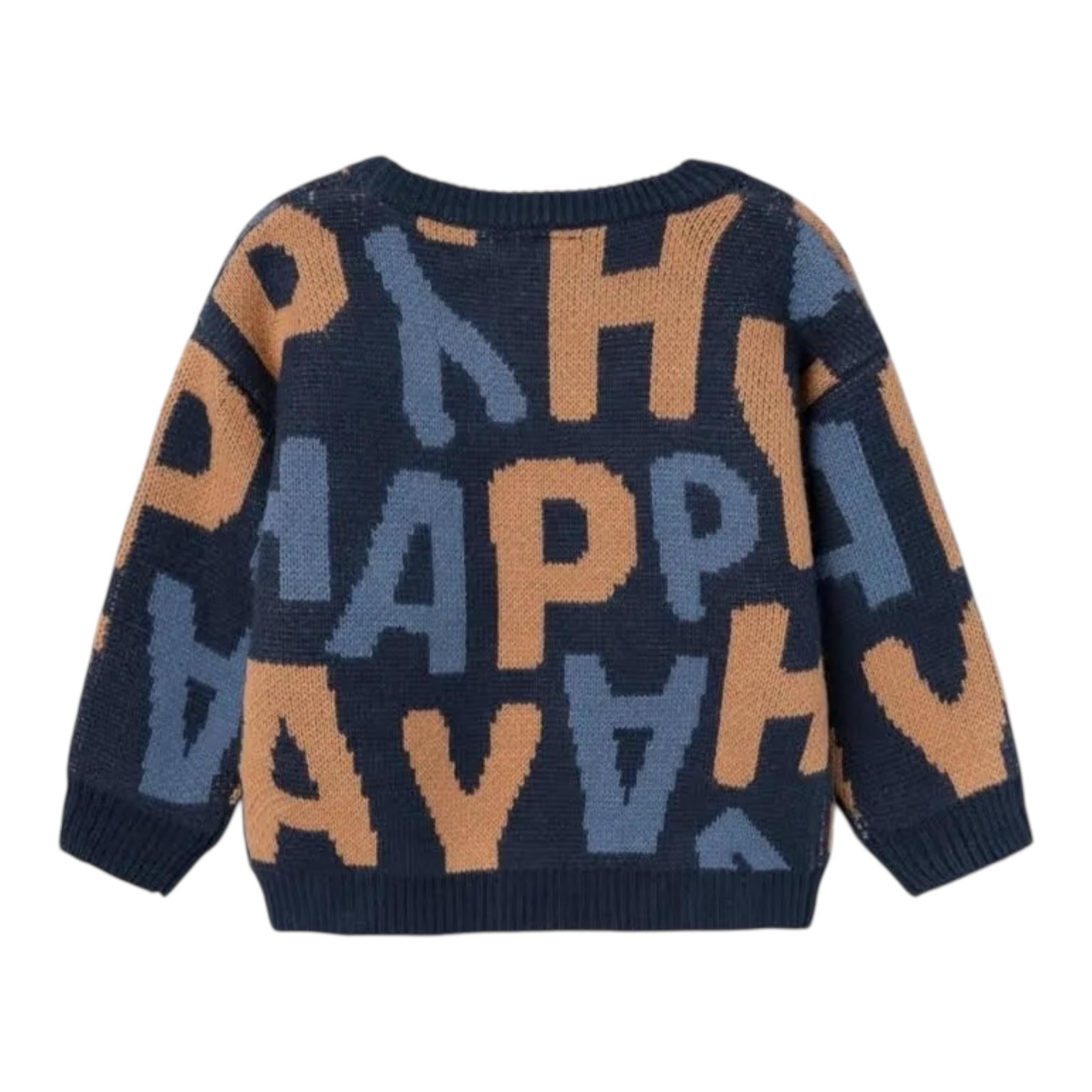 NAME.IT maglia girocollo stampa fantasia Blu per Neonato 13233156 BLU NAME.IT 